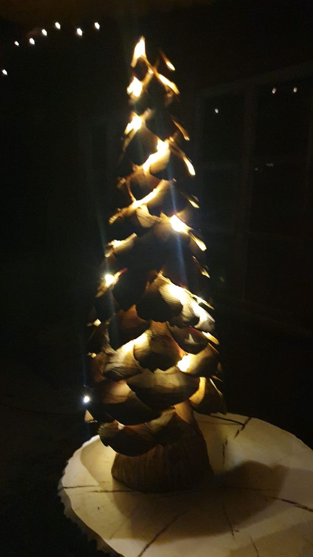 Weihnachtsbaum aus Holz