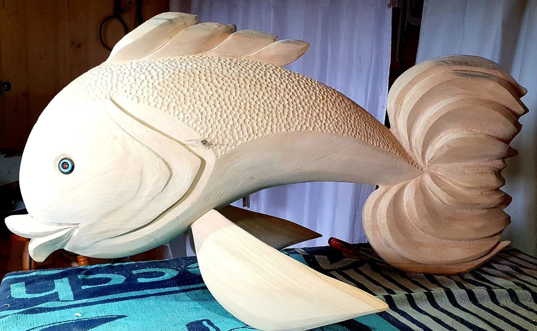 Fisch aus Holz